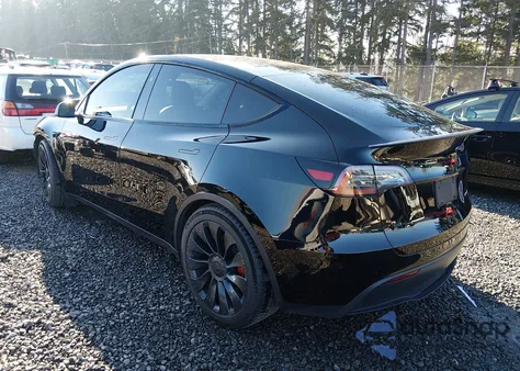 2023 Tesla Model Y Performance Dual Motor All-Wheel Drive из США, поврежденный, VIN 7SAYGDEF2PF802857